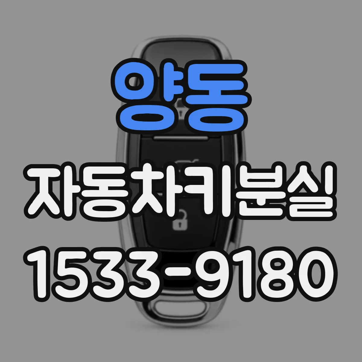 양동 자동차키분실