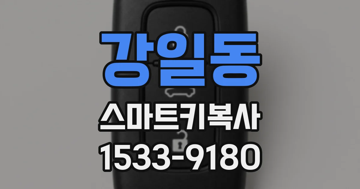 강일동 스마트키복사