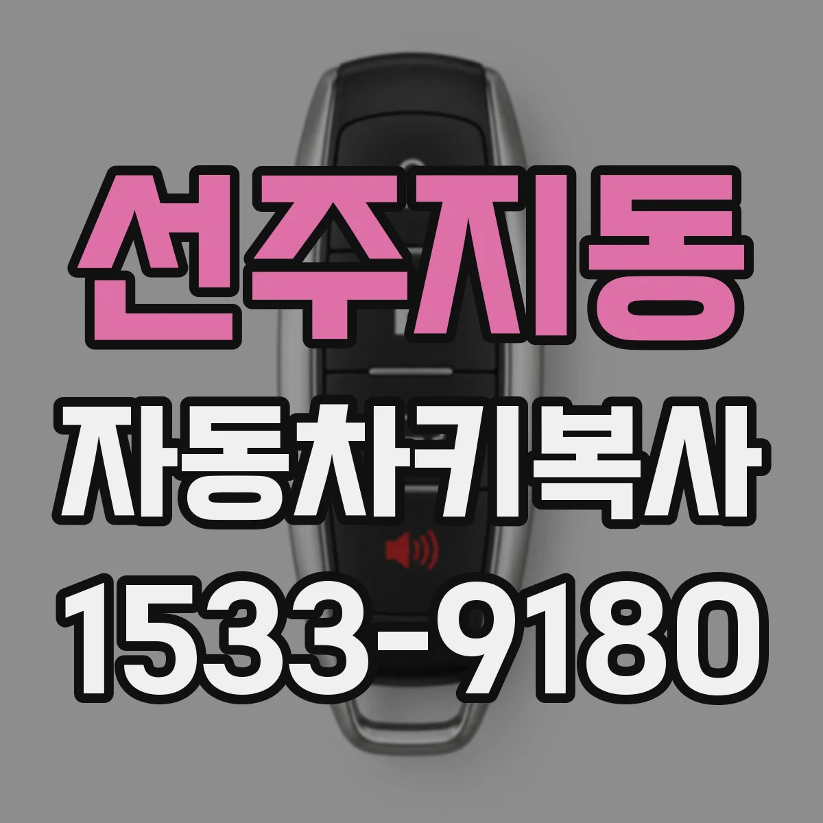 선주지동 자동차키복사