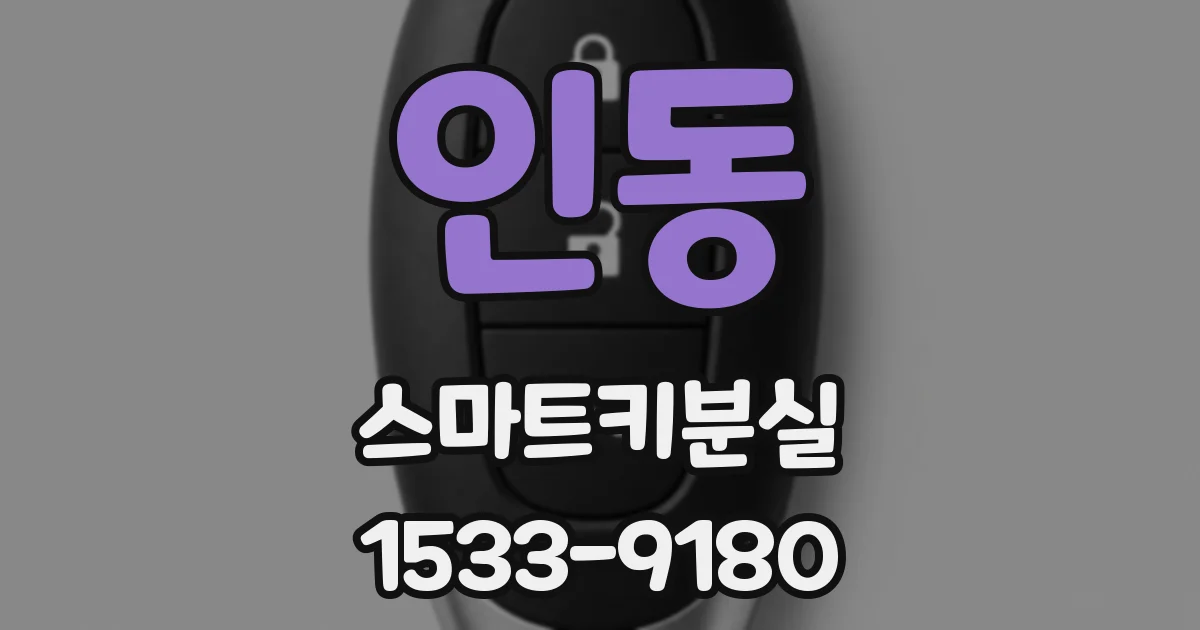 인동 스마트키분실