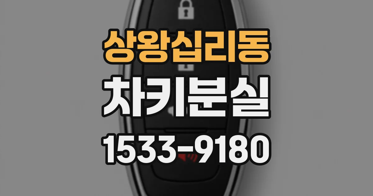 상왕십리동 차키분실