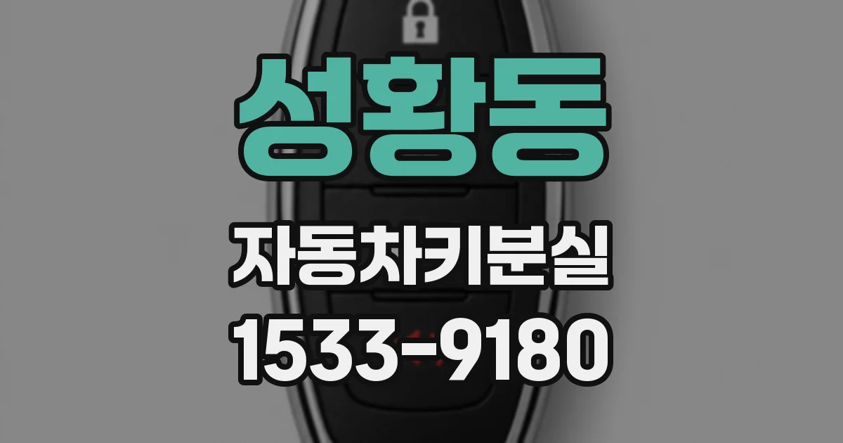 성황동 자동차키분실