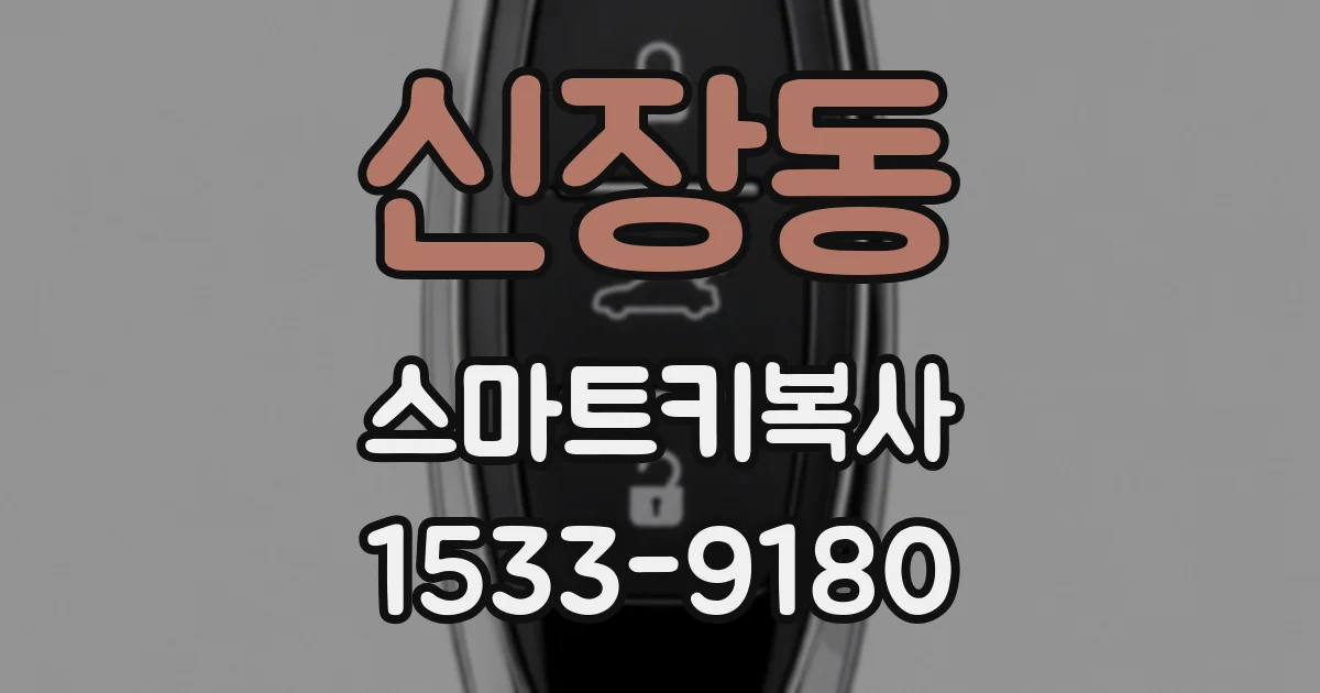 신장동 스마트키복사