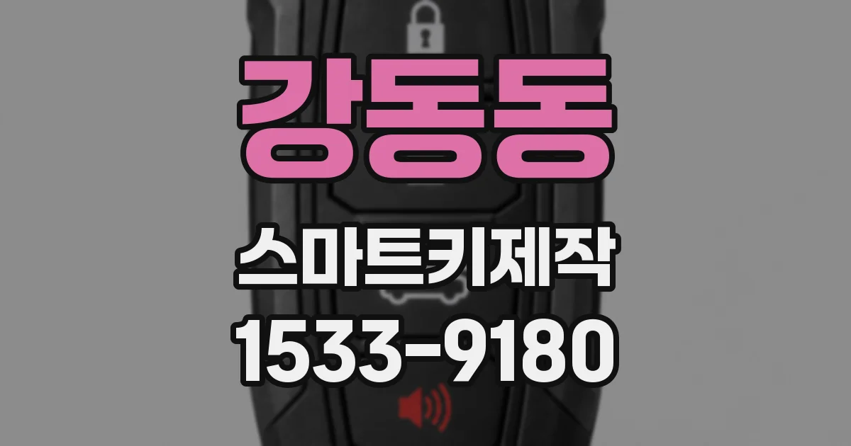 강동동 스마트키제작