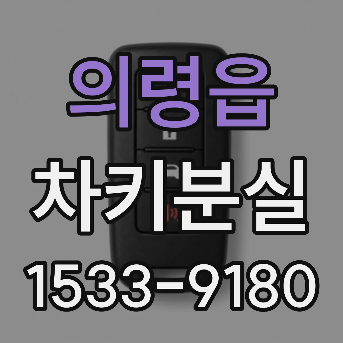 의령읍 차키분실