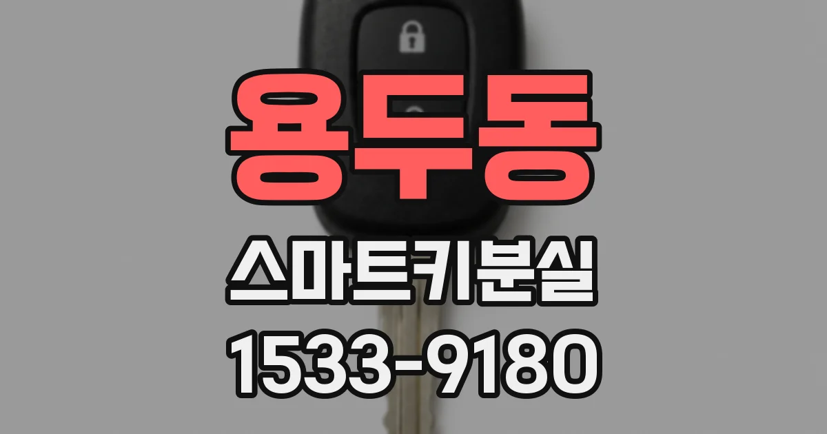 용두동 스마트키분실