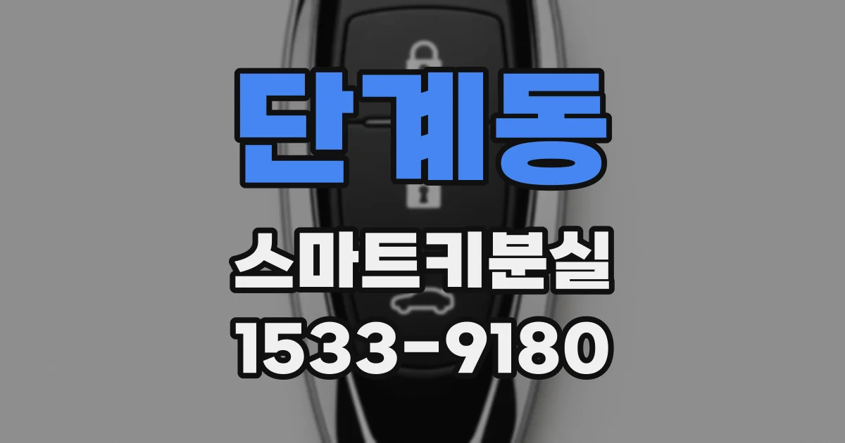 단계동 스마트키분실