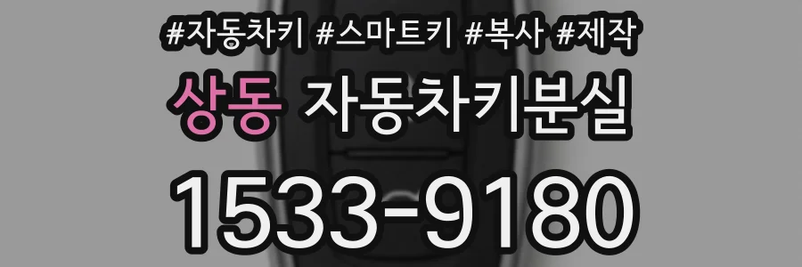 상동 자동차키분실