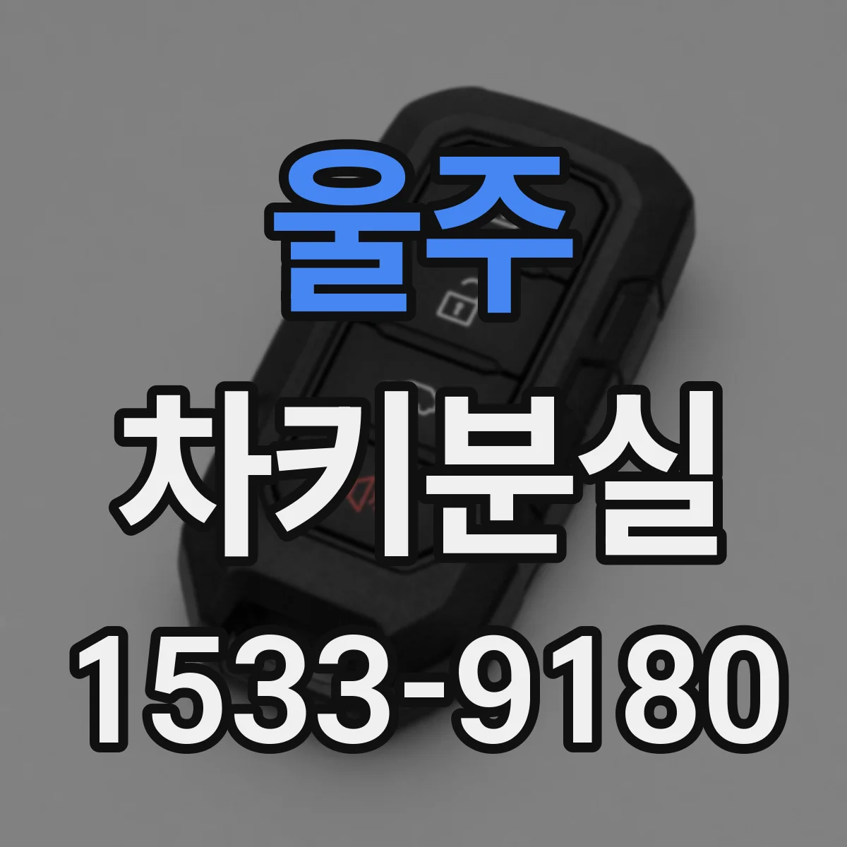 울주 차키분실