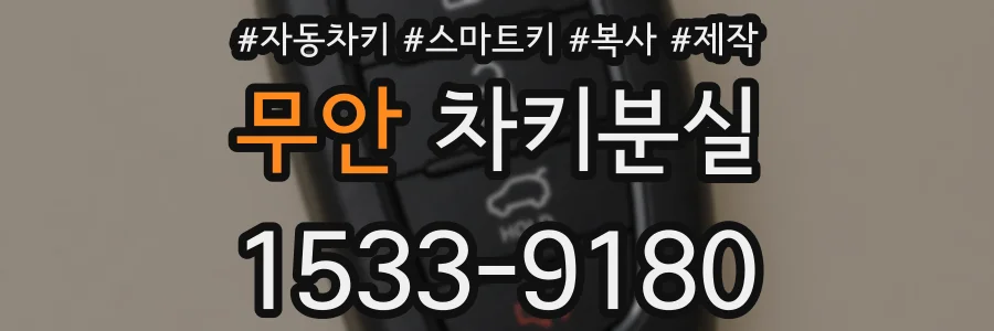 무안 차키분실