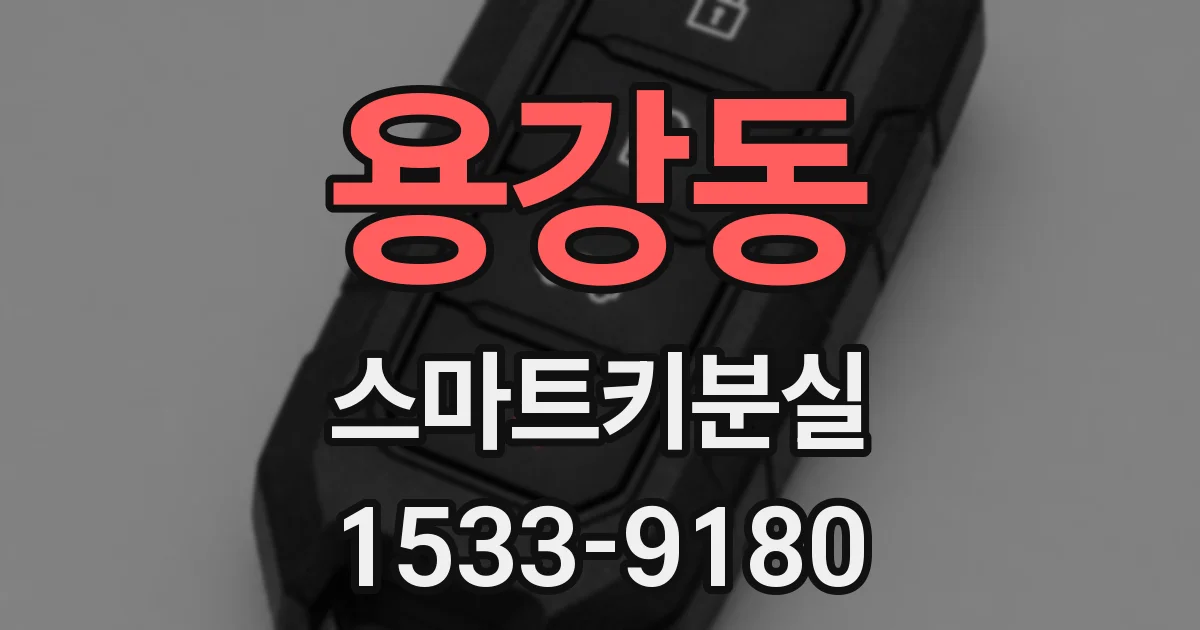 용강동 스마트키분실