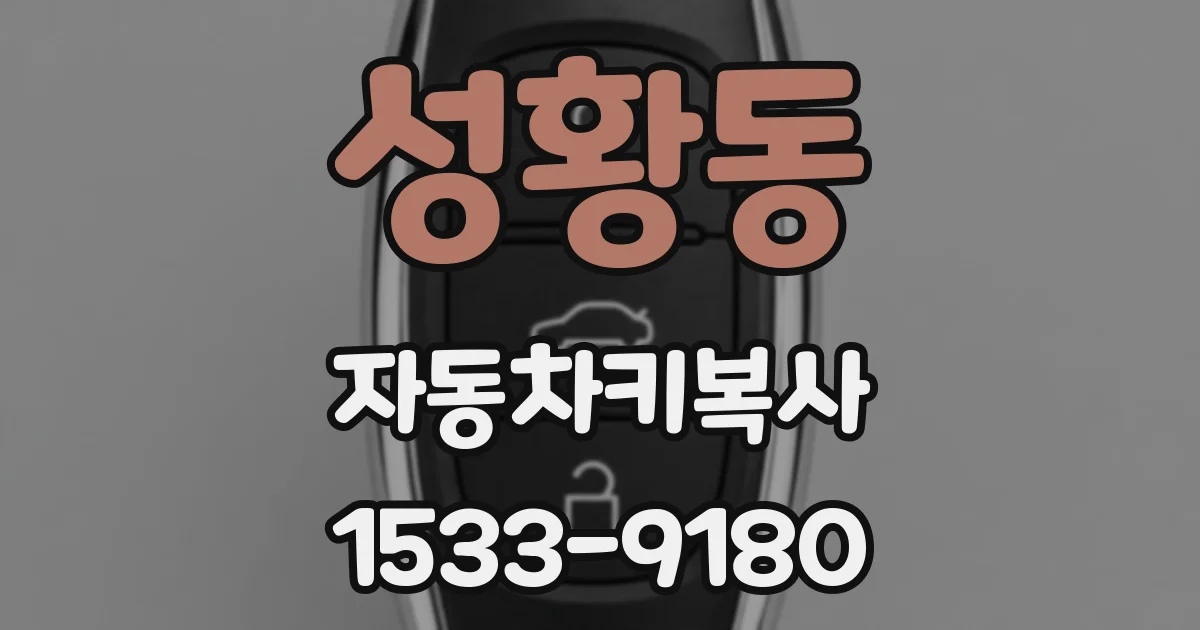 성황동 자동차키복사