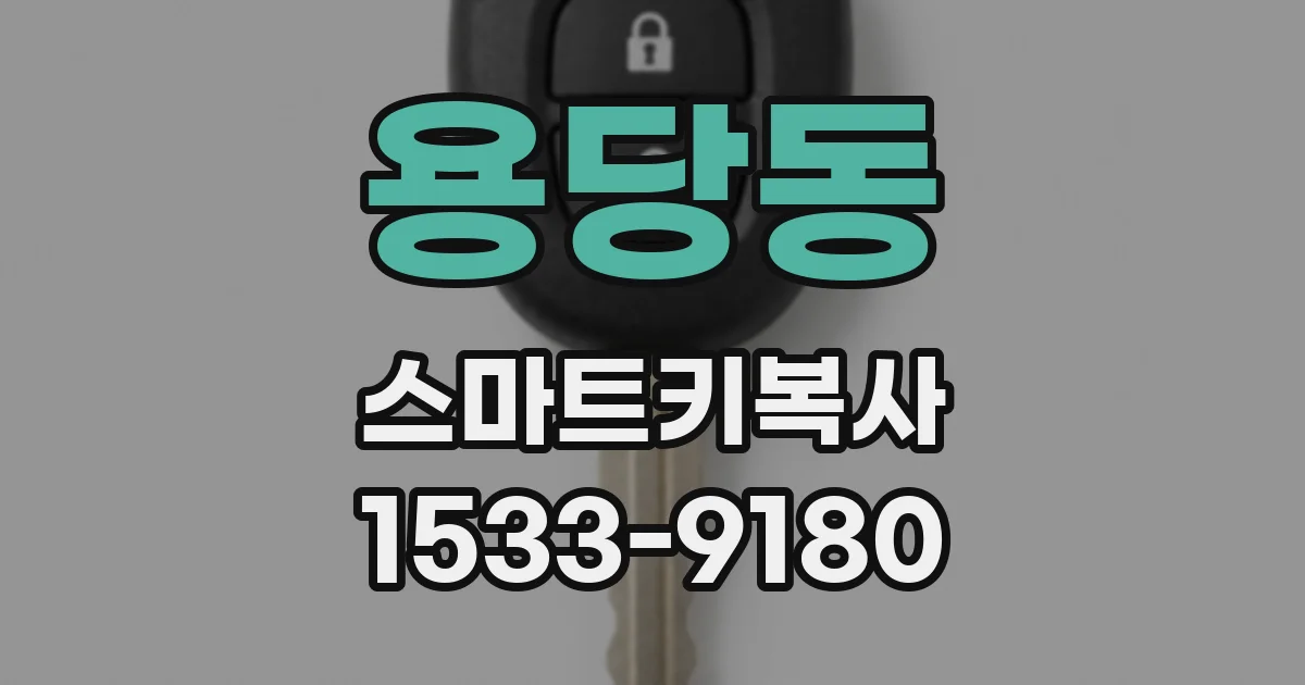 용당동 스마트키복사