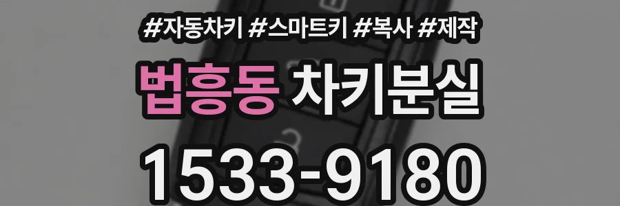 법흥동 차키분실