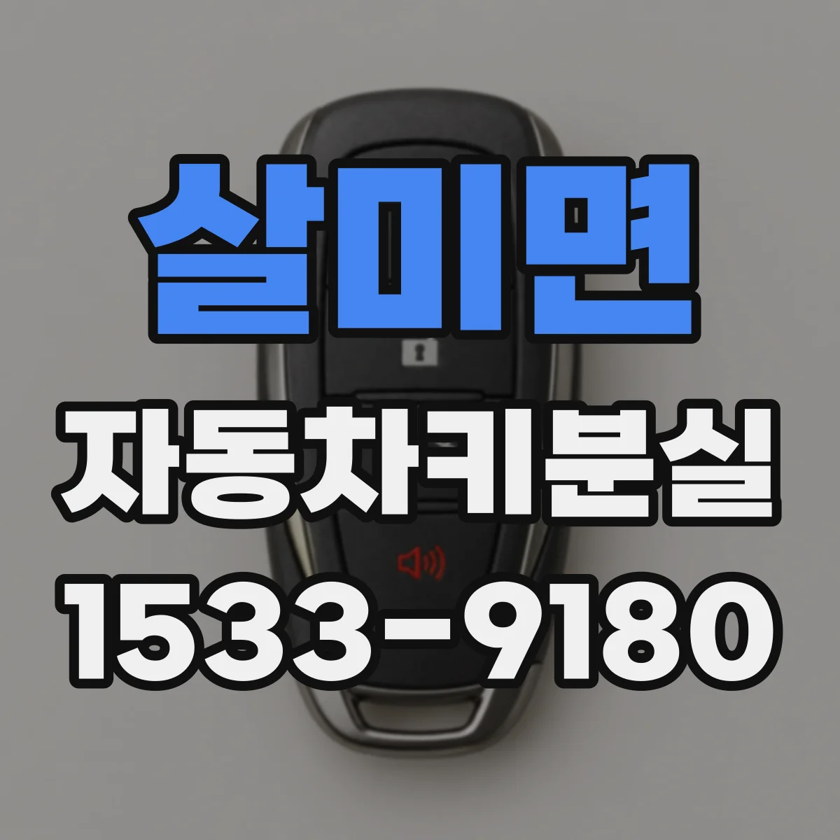 살미면 자동차키분실