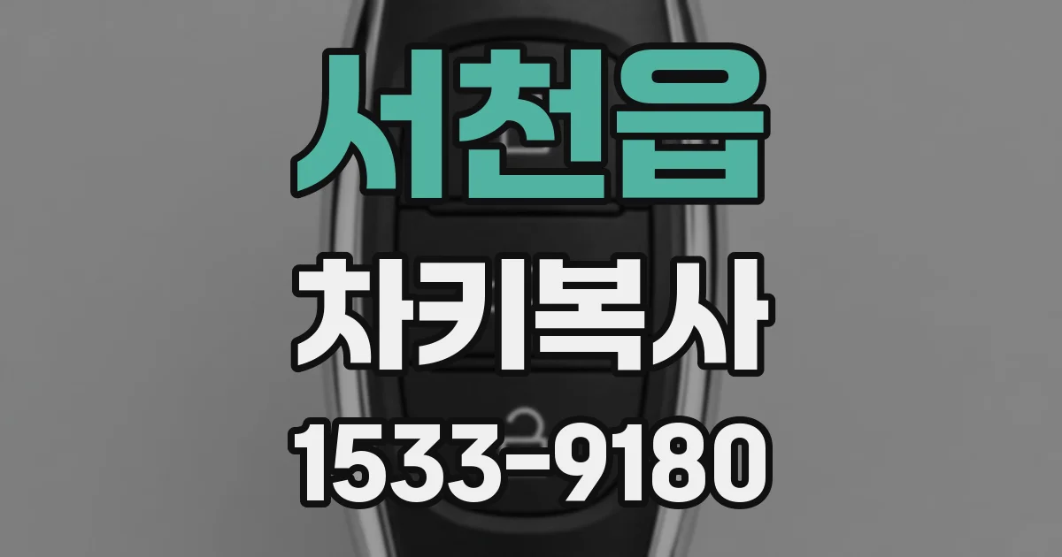 서천읍 차키복사