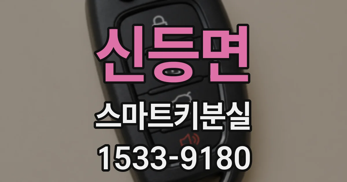 신등면 스마트키분실