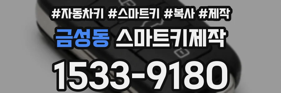금성동 스마트키제작