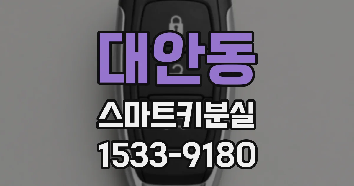 대안동 스마트키분실