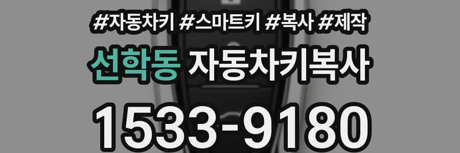 선학동 자동차키복사