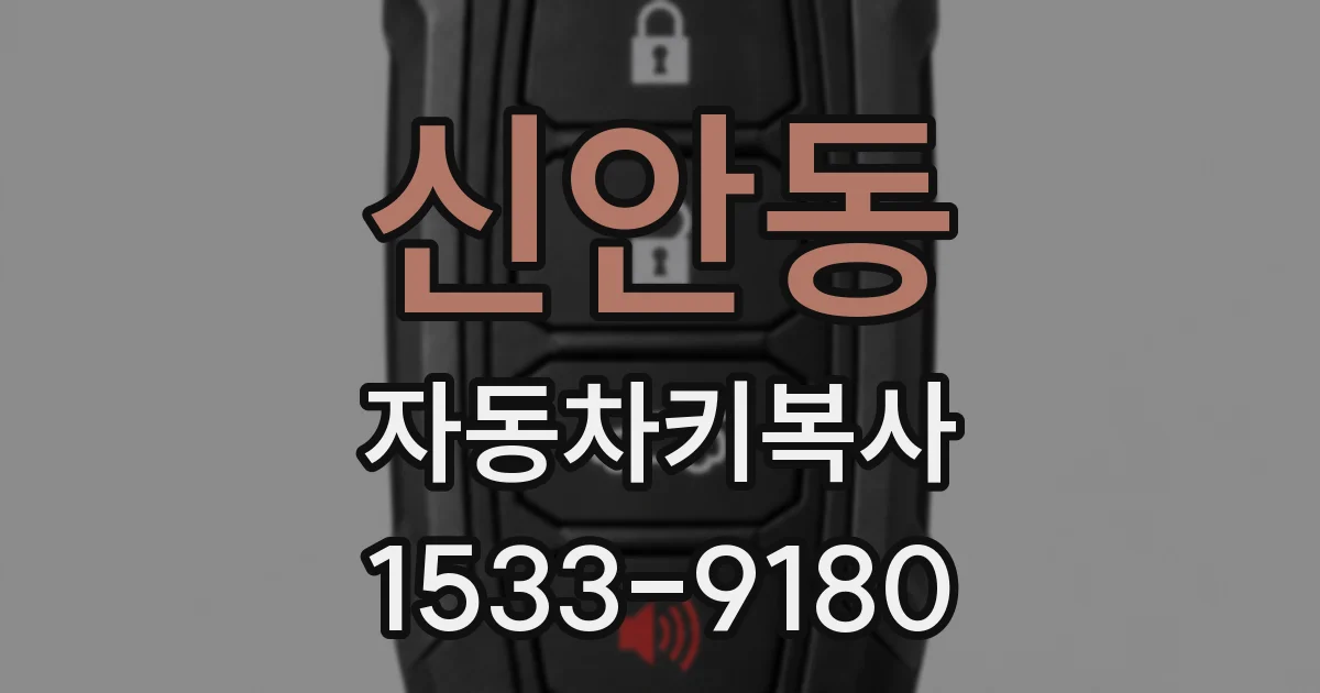 신안동 자동차키복사