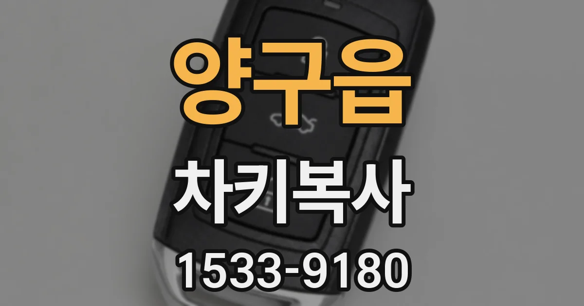 양구읍 차키복사