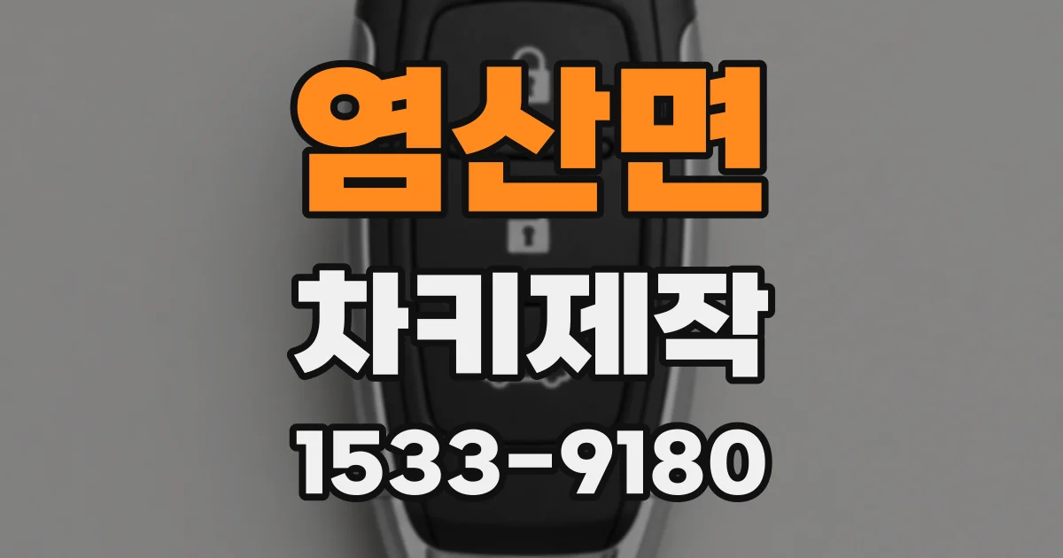 염산면 차키제작