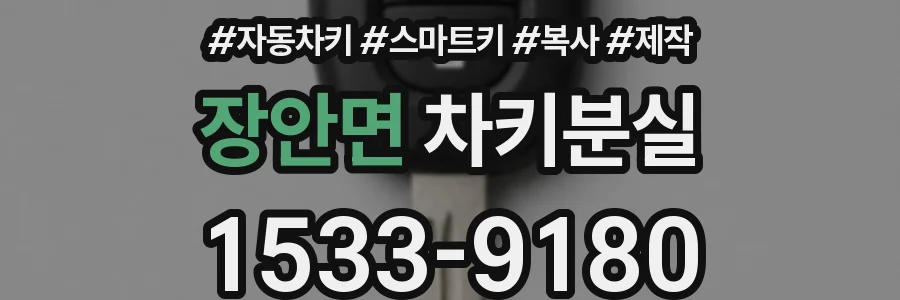 장안면 차키분실