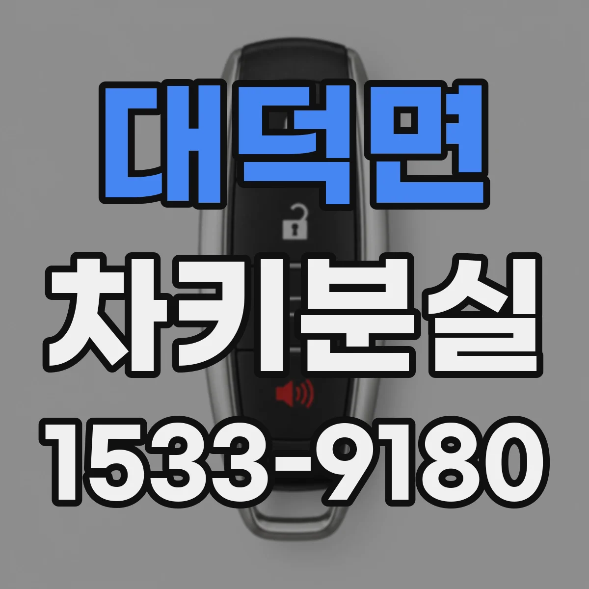 대덕면 차키분실