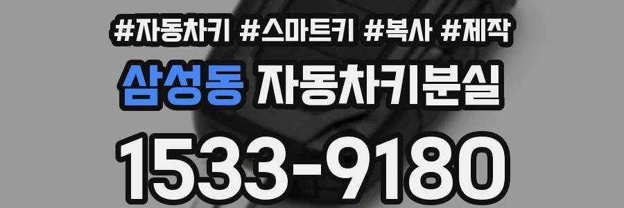 삼성동 자동차키분실