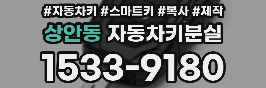 상안동 자동차키분실