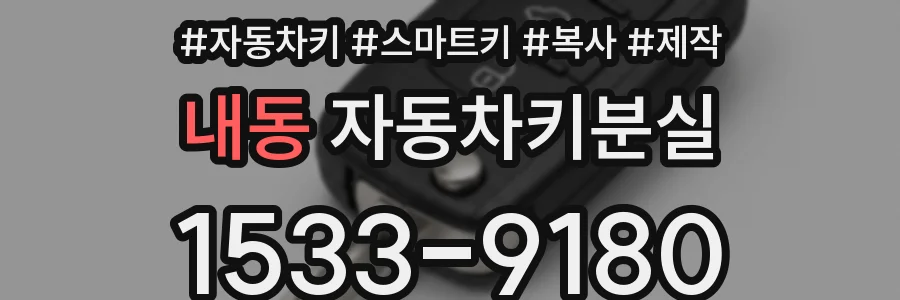 내동 자동차키분실