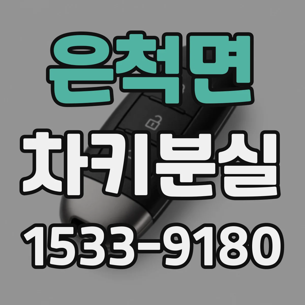 은척면 차키분실