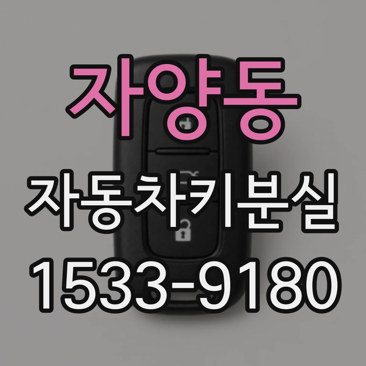 자양동 자동차키분실