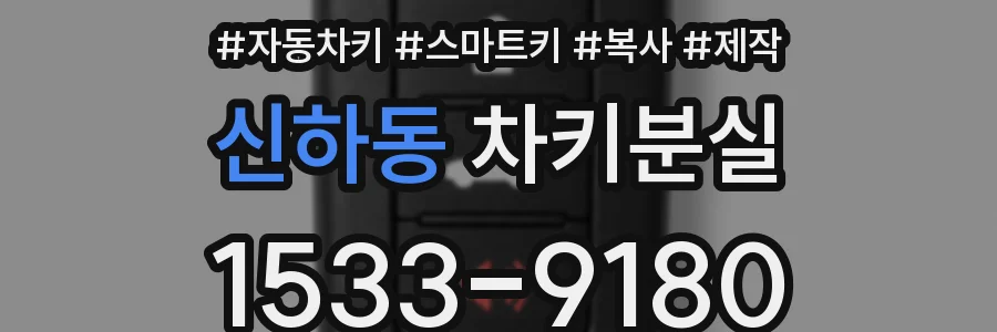 신하동 차키분실