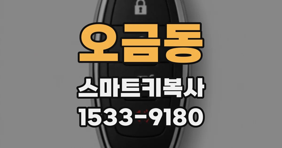 오금동 스마트키복사