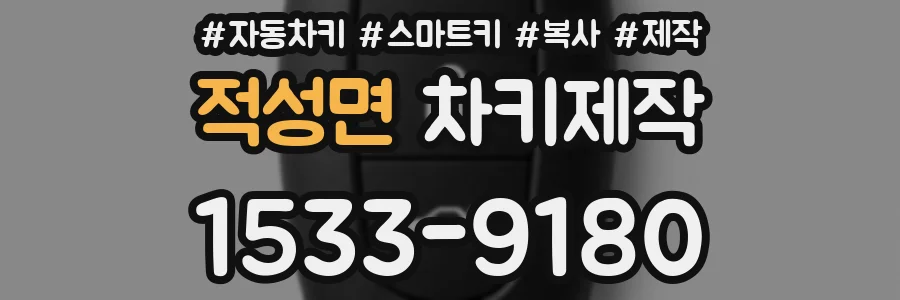 적성면 차키제작