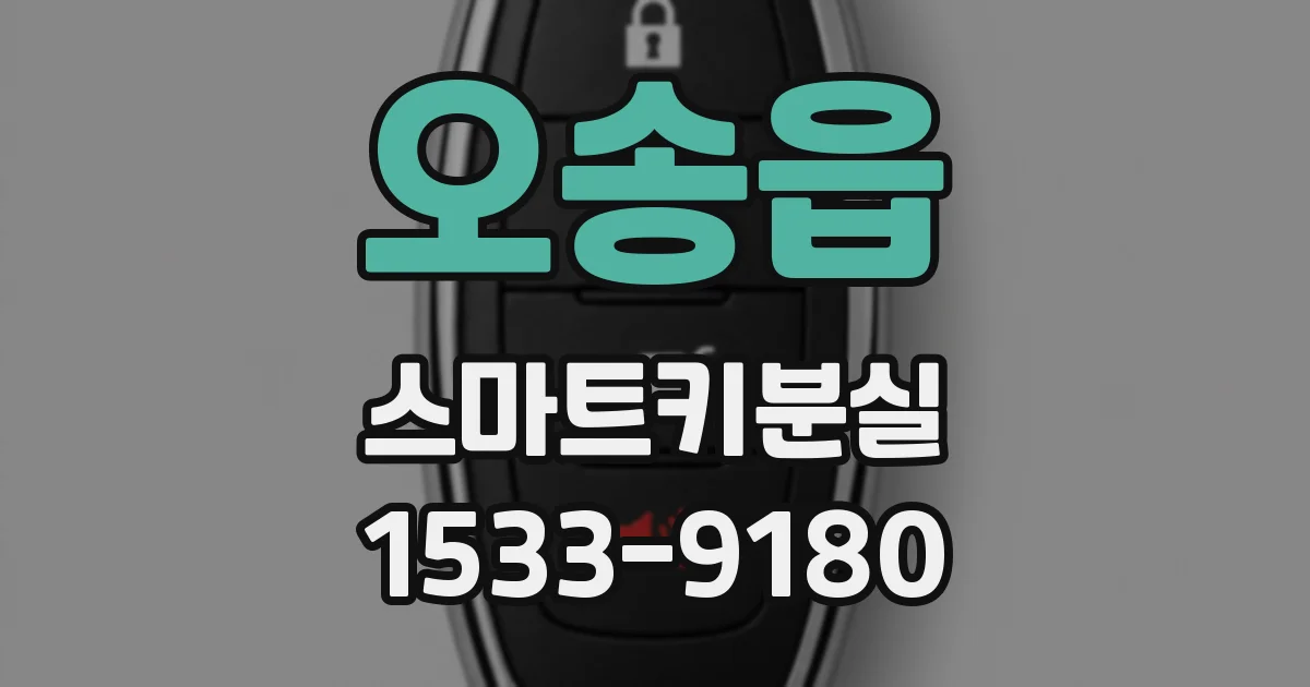 오송읍 스마트키분실