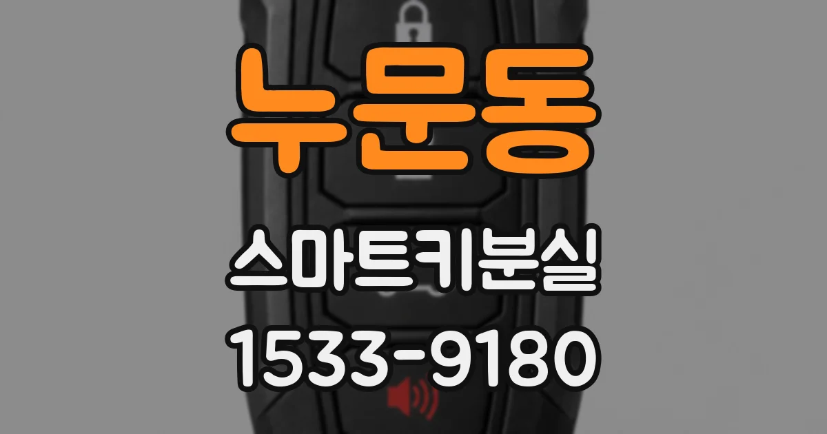 누문동 스마트키분실
