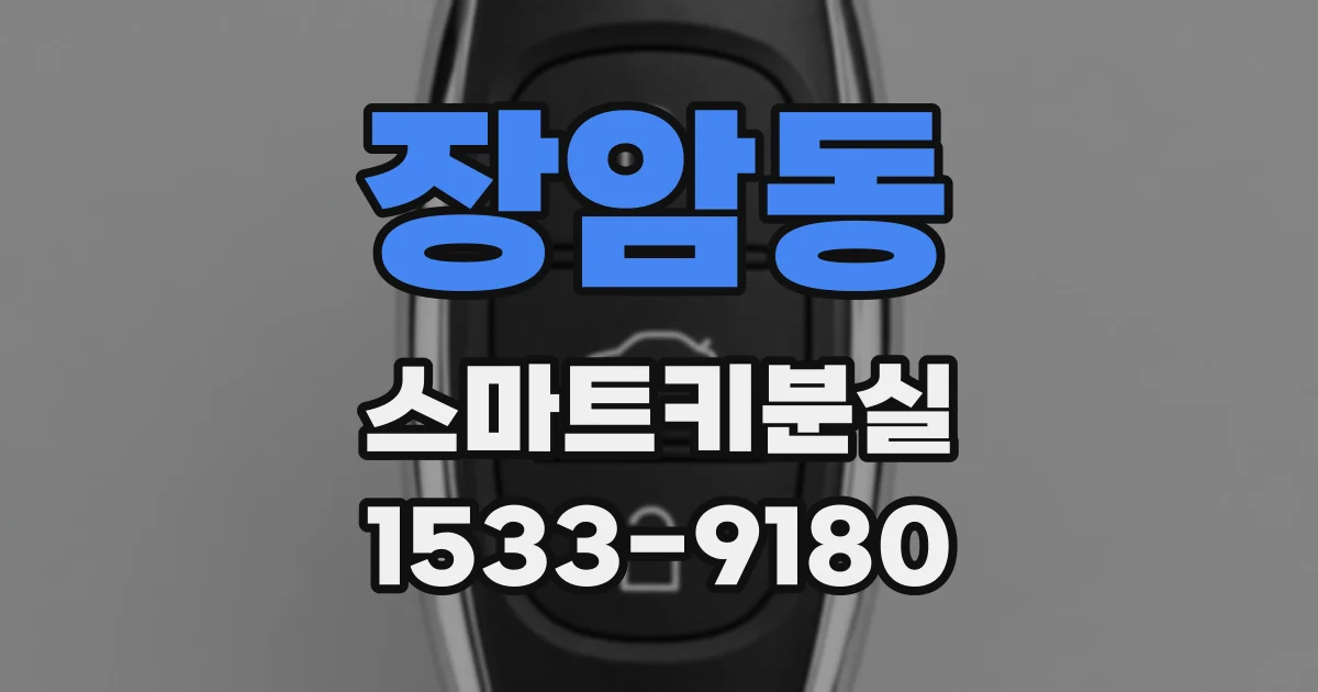 장암동 스마트키분실