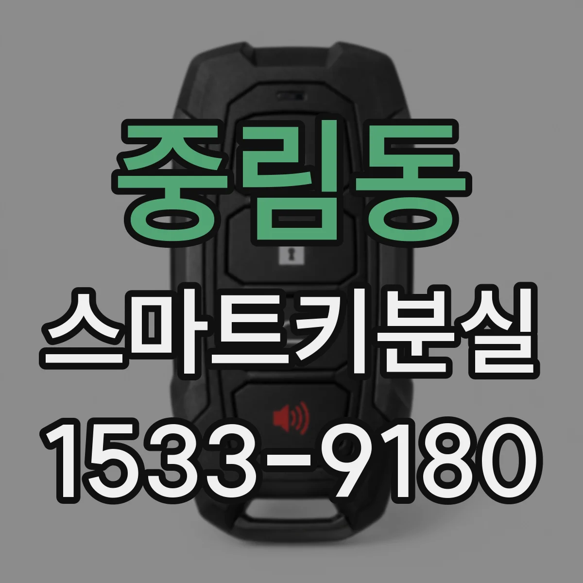 중림동 스마트키분실