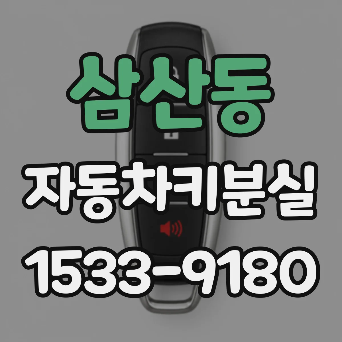 삼산동 자동차키분실
