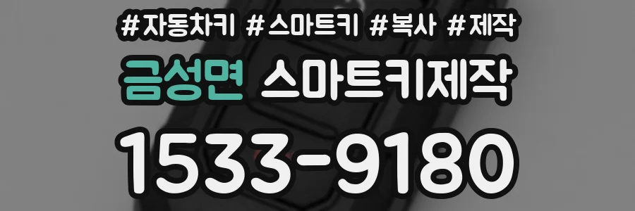 금성면 스마트키제작