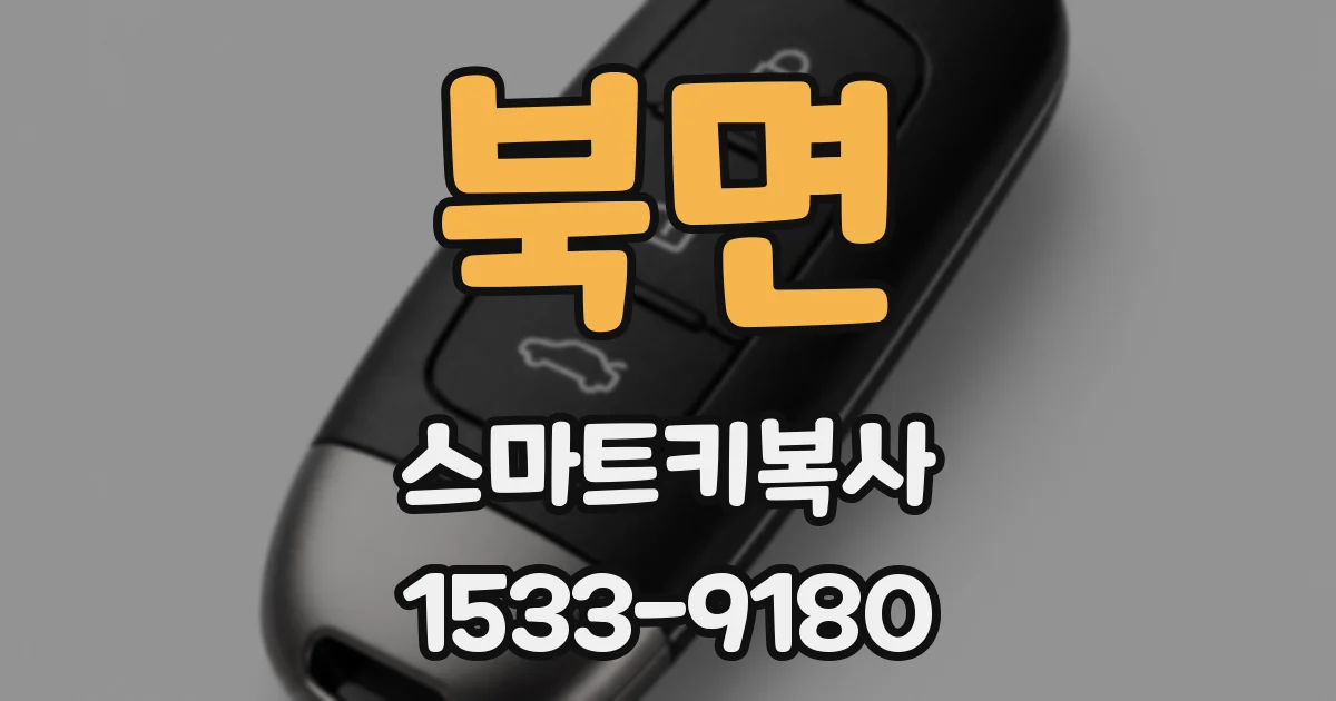북면 스마트키복사