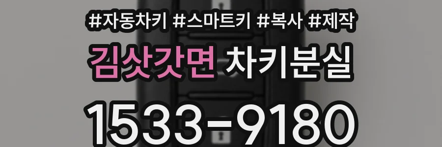 김삿갓면 차키분실
