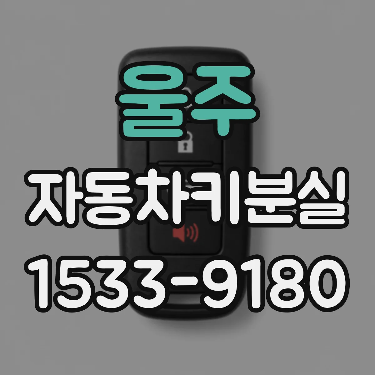 울주 자동차키분실