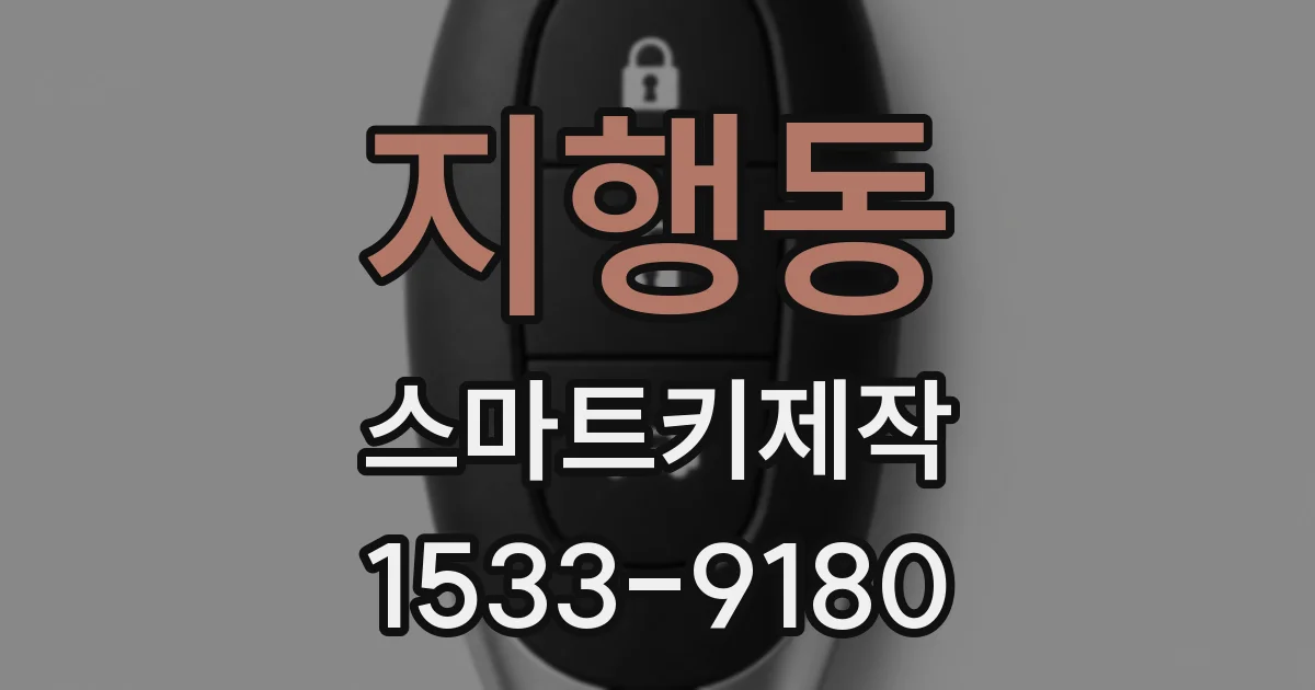지행동 스마트키제작