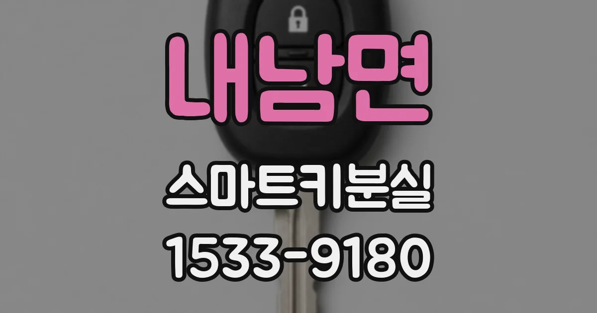내남면 스마트키분실
