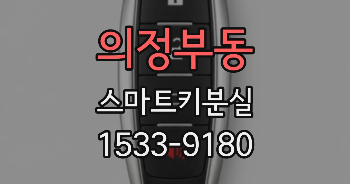 의정부동 스마트키분실