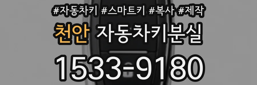 천안 자동차키분실
